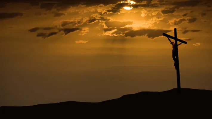 Jesus gave his life for us on the cross.